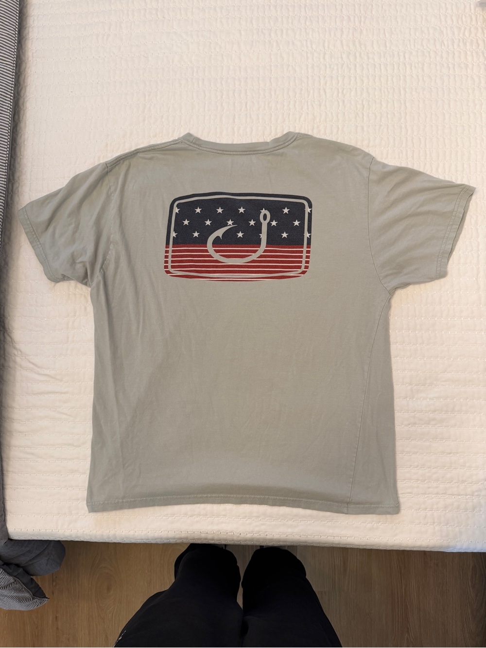 Men’s AVID American Flag T Shirt - XL